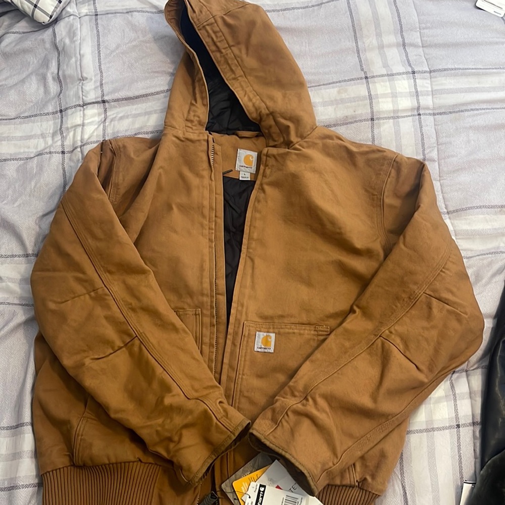 Carhartt Herren Jacke Duck Active Jacket Carhartt® Brown NEW WITH TAGS